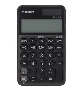 CASIO SL-310UC-WE-N-DC 10 HANE CEP TİPİ HESAP MAKİNESİ - BEYAZ