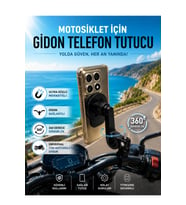 Gidon Bağlantılı Arora Cappuccino Vespa mondial uyumlu ultra güçlü mıknatıslı Motosiklet Telefon Tutucu