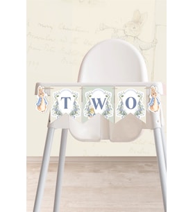 Peter Rabbit Tavşan Temalı TWO Banner (Kalın Kağıt) Doğum Günü