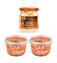 Melis Sarımsak Turşusu 105 gr ve Çıtır Soğan 100 gr 2 Adet