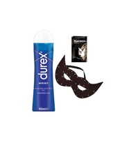Durex Hisset Pürüzsüz Hazlar 50 ml Jel + Siyah Deri Göz Maskesi + Hediye