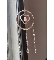 Sevgililer Günü Hediyesi Marmaris Hediye Sun Catcher Dekorasyon (Pembe)