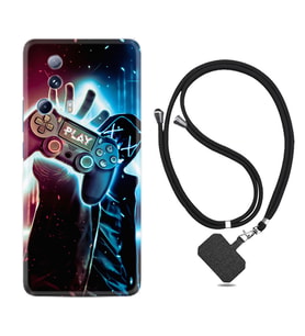 Xiaomi Mi 13 Lite Kılıf Silikon Boyun Askılı İpli Desenli Silikon Play Me 1757