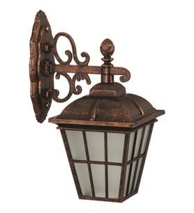 AVONNI BAP-68183-BKR-M1 Kahverengi Boyalı Dış Mekan Aydınlatma E27 ABS Polikarbon Cam 28x20cm