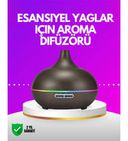 Zamanlayıcılı Ve Otomatik Kapanmalı Aromaterapi Nemlendirici Difüzör