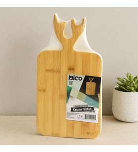 Bambu Kesim Panosu Kulplu 20x38 cm