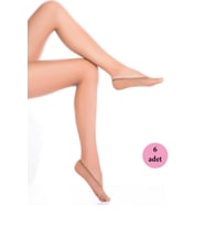 Mulvxbrf Brf02 6 Adet Microfiber Suba Kadın Babet Çorap Ten 57 (Mulvix)