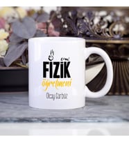 Fizik öğretmeni isme özel kupa bardak