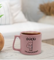 BK Gift Pastel Pembe Middle Kupa Bardak, Arkadaşa Hediye, Ev Hediyesi, Doğum Günü Hediyesi, Ofis Hediyesi-2