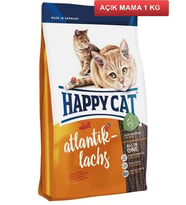 Happy Cat Atlantik Lachs Somonlu Kedi Maması 1 Kg AÇIK