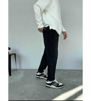 WE11 Taşlanmış Erkek Boyfrıend Pantolon