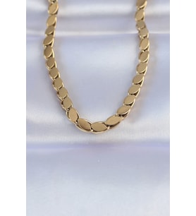 316L Çelik Gold Renk Arpa Model Kolye