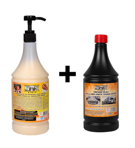 Granüllü El Temizleme Kremi ( Sabunu ) 1 kg & Oto, Motor Ve Tır Yıkama İlacı 1 Litre