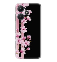 Infınix Hot 30i Kılıf Resimli Desenli Baskılı Silikon Pink Flowers 3 1393