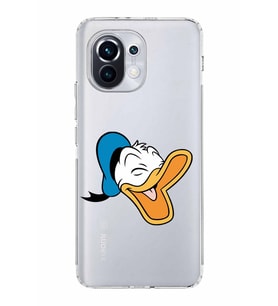 Xiaomi  Mi 11  Kamera Korumalı Kapak Donald Duck Tasarımlı Şeffaf  Kılıf