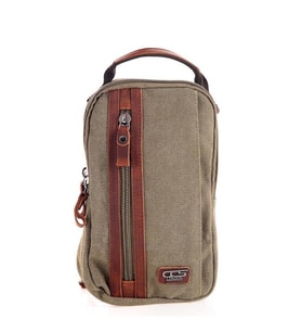 Ççs London 31468 Kanvas Çapraz Çanta Yeşil