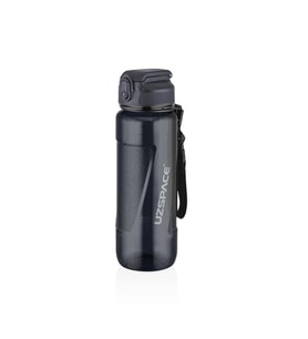 UZSPACE PİPETLİ MATARA TRITAN 6056 850 ML SİYAH