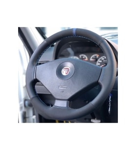 Fiat Albea Mavi Yüzüklü Nokta Alcantaraderi Direksiyon Kılıfı