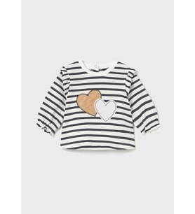 Mayoral Newborn Kız Bebek Sweatshirt Siyah