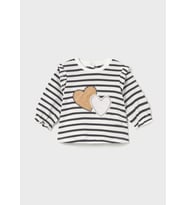 Mayoral Newborn Kız Bebek Sweatshirt Siyah