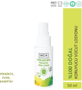 Lexroo %100 Doğal Koruyucu Vücut Losyonu Sprey Yenidoğan Bebek Çocuk İçin Limon Okaliptus Vegan 50
