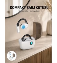 Northcity Yeni Nesil Bluetooth 5.0 Kulak İçi Kulaklık: Güçlü Bas, Uzun Pil Ömrü ve Şarj Kutulu Tasarım