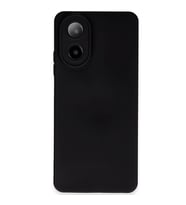 Oppo A38 Kılıf Nano İçi Kadife Silikon - Siyah