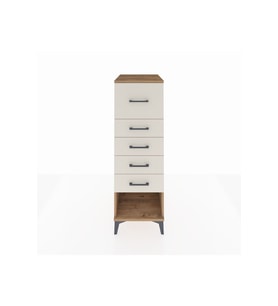 Kronos Dolap 5 Çekmeceli 44x59x134 Çam-Aytaşı
