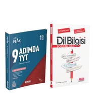 Ünlü Yayıncılık TYT 9 Adımda Soru Bankası 1. Kitap ve AKM Dil Bilgisi Soru Bankası Seti 2 Kitap