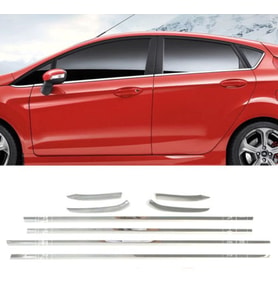 Ford Fiesta Cam Çıtası Kromu Nikelajı 2009-2014