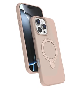 iPhone 16 Pro Regal Magsafe Standlı Kapak - Çöl Titanyum