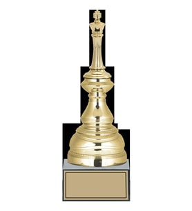 ODAK KUPA - Figürlü Kupalar - Satranç Figürlü Kupalar FG-024 A - 29 cm