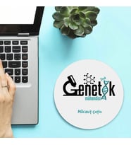 Kişiye Özel Genetik Mühendisleri İçin Yuvarlak Mousepad