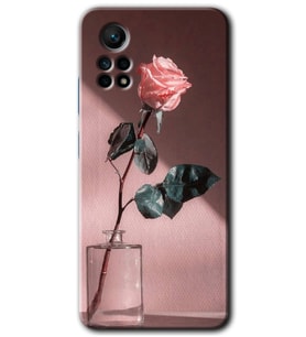 Redmi Note 12 Pro 4G Kılıf HD Desen Baskılı Kılıf - Retro Gül