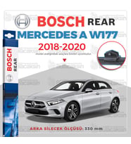 Bosch Rear Arka Silecek Mercedes A Serisi W177 2018-2021 ile uyumlu (Siyah)