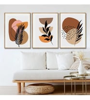 Natural 3lü Set Sayılarla Boyama Seti 30x40cm (Tuvale Gerili)