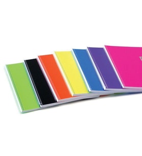 Komeks Spiralli Defter Plastik Kapak Kareli 120 YP A4 120/4 SA4