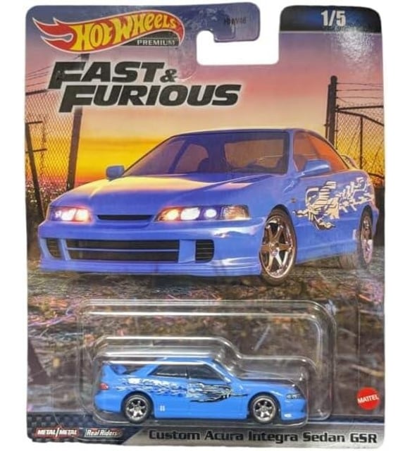 Hot Wheels - Fast & Furious Premium Custom Acura Integra Sedan GSR JDJ13