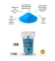 Manikür ve Pedikür için Banyo Tuzu, 1 kg, Epsom ve İngiliz Tuzu
