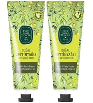 Doğal Zeytinyağlı El Vücut Kremi 50 Ml X 2