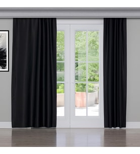 Fabric Design Blackout Siyah Karartma Özellikli Fon Perde 100 x 260