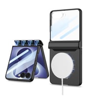 Galaxy Z Flip 8 Kılıf M-safe Şarj Özellikli Kıpta KPT-04 Sert PC Kılıf