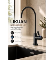 NCPS883CP-L LED Göstergeli Krom Arıtma Musluğu Premium RO Musluk