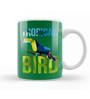 Tropical Bird Kupa Bardak Porselen
