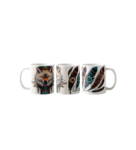 Ghostbastır Design Bohem Kurt Kupa Bardak Tek Adet K013