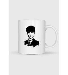 Mustafa Kemal Atatürk Tasarımlı Kupa Bardak