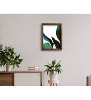 BK Home Doğal Masif Ahşap Çerçeveli Tablo 45x65cm-37