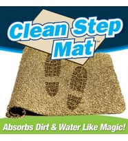 Clean Step Mat Yıkanabilir Mikrofiber Kir Toz Emici Iç-dış Ortam Paspas
