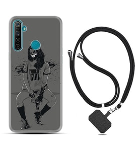 Realme 5i 5 Pro 6i 7 Pro 8 Kılıf Boyun Askılı Silikon Purest Evil 1627