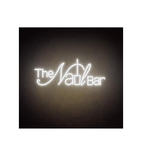 The Nail BAR Yazılı ve Şekilli Neon Tabela